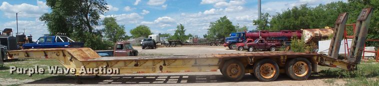 image for item DH4941 1970 Timpte LOF3T50 drop deck equipment trailer