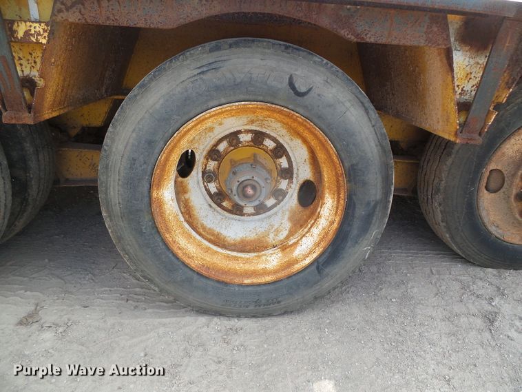 image for item DH4941 1970 Timpte LOF3T50 drop deck equipment trailer