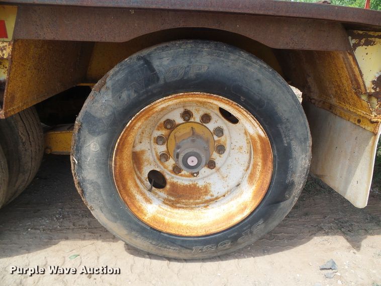 image for item DH4941 1970 Timpte LOF3T50 drop deck equipment trailer