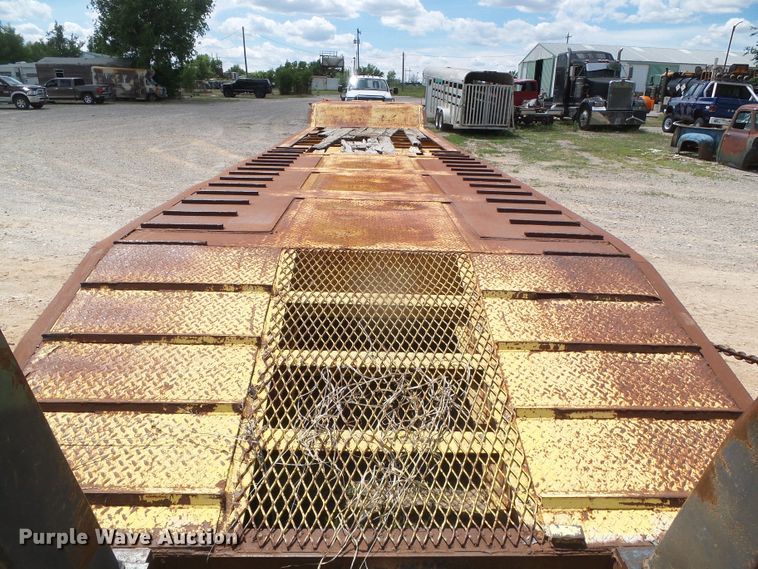 image for item DH4941 1970 Timpte LOF3T50 drop deck equipment trailer