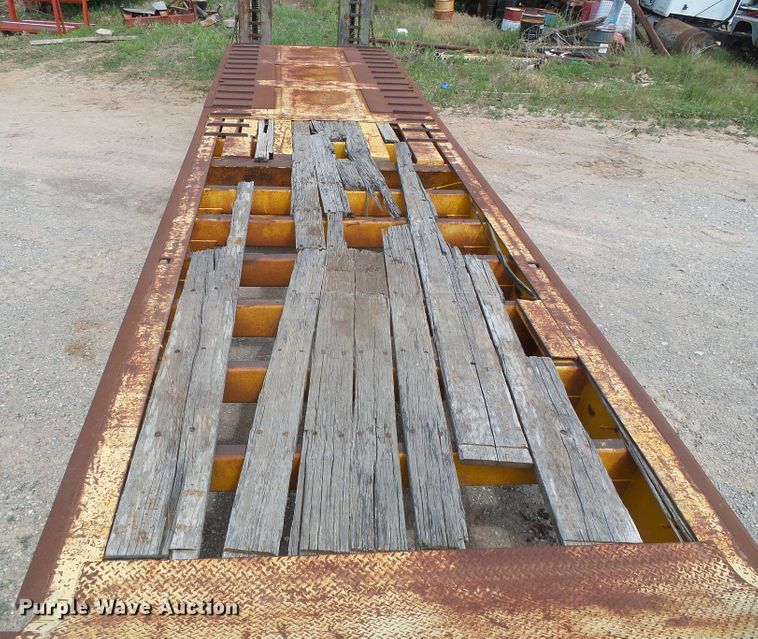 image for item DH4941 1970 Timpte LOF3T50 drop deck equipment trailer