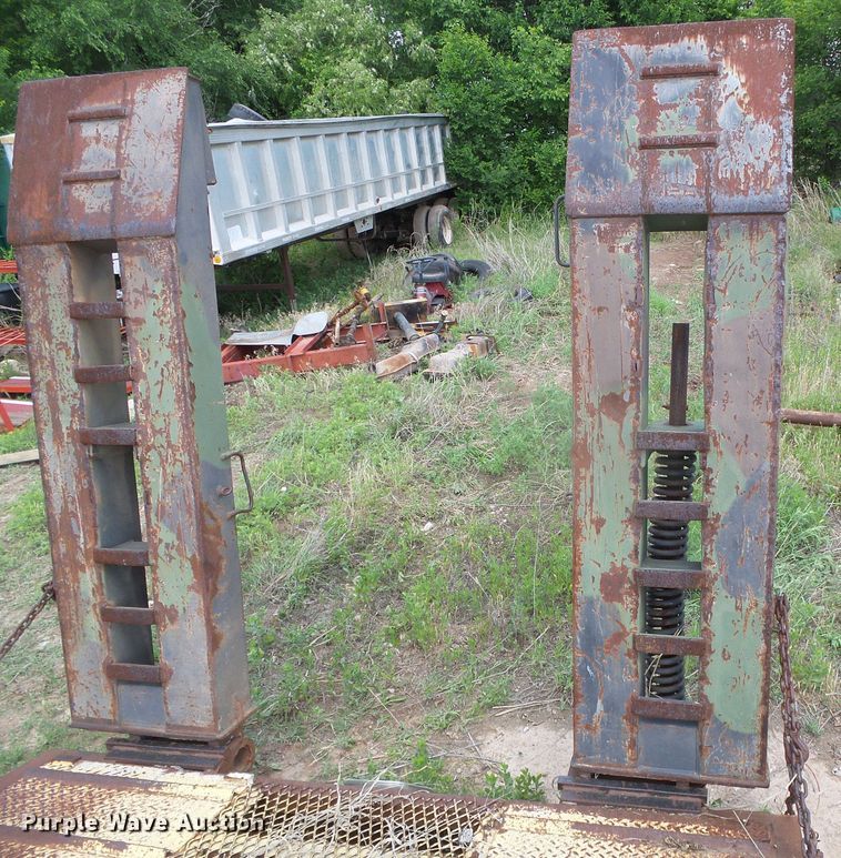 image for item DH4941 1970 Timpte LOF3T50 drop deck equipment trailer