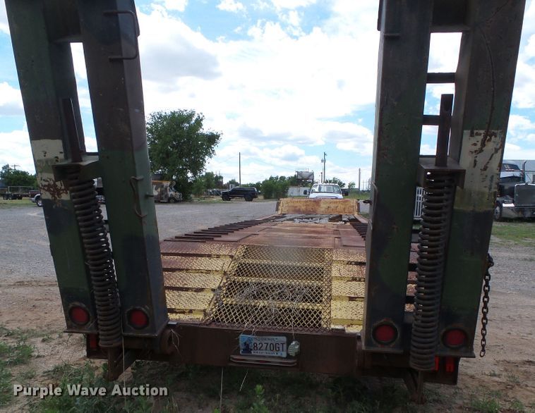 image for item DH4941 1970 Timpte LOF3T50 drop deck equipment trailer