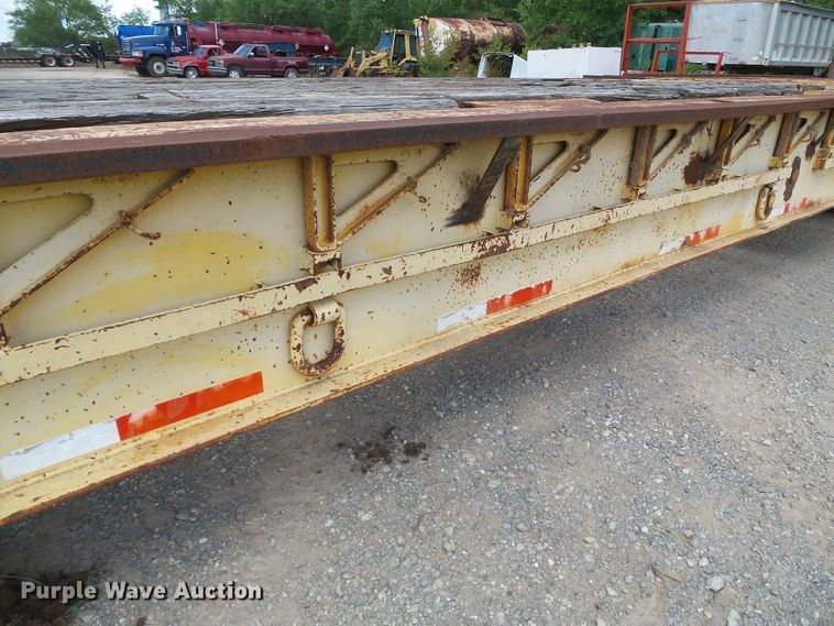 image for item DH4941 1970 Timpte LOF3T50 drop deck equipment trailer