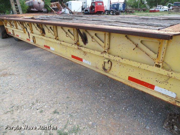 image for item DH4941 1970 Timpte LOF3T50 drop deck equipment trailer