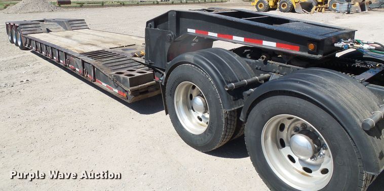 image for item DH4946 1990 Trail King TK100-DGP488 lowboy equipment trailer