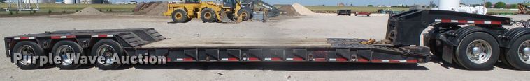 image for item DH4946 1990 Trail King TK100-DGP488 lowboy equipment trailer