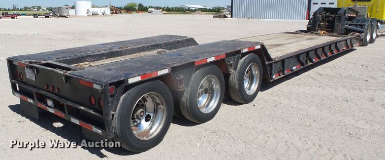 image for item DH4946 1990 Trail King TK100-DGP488 lowboy equipment trailer