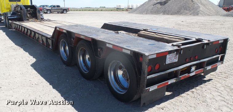 image for item DH4946 1990 Trail King TK100-DGP488 lowboy equipment trailer