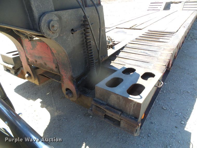 image for item DH4946 1990 Trail King TK100-DGP488 lowboy equipment trailer