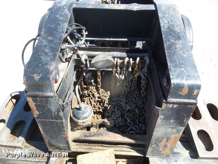 image for item DH4946 1990 Trail King TK100-DGP488 lowboy equipment trailer