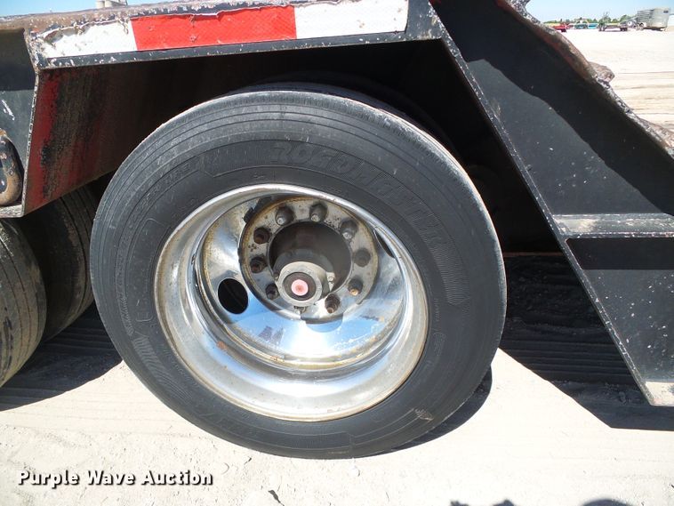 image for item DH4946 1990 Trail King TK100-DGP488 lowboy equipment trailer