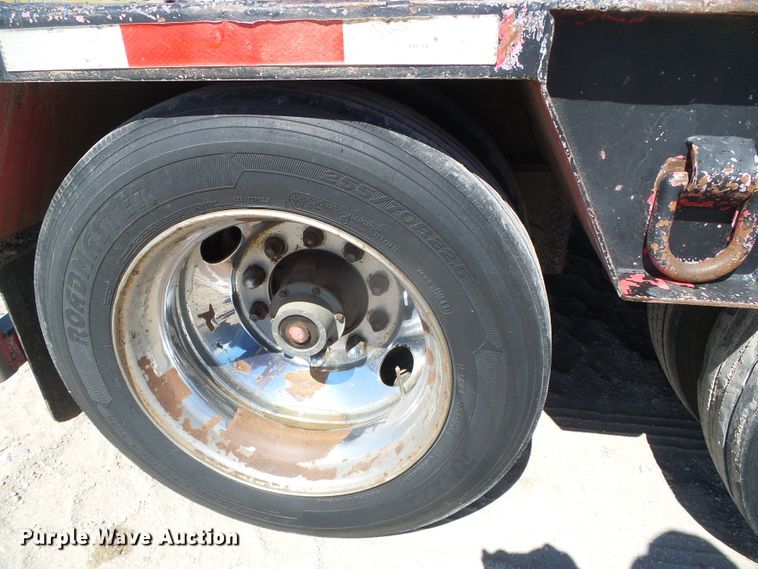 image for item DH4946 1990 Trail King TK100-DGP488 lowboy equipment trailer