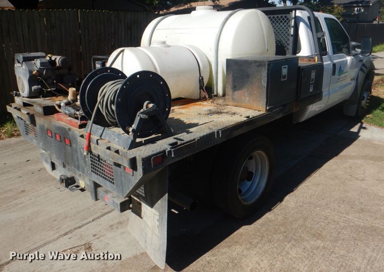 image for item DH5351 2005 Ford F450 Super Duty XL  flatbed truck