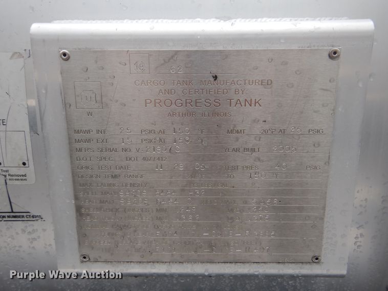 image for item GF9210 2006 Kenworth T800  tank truck