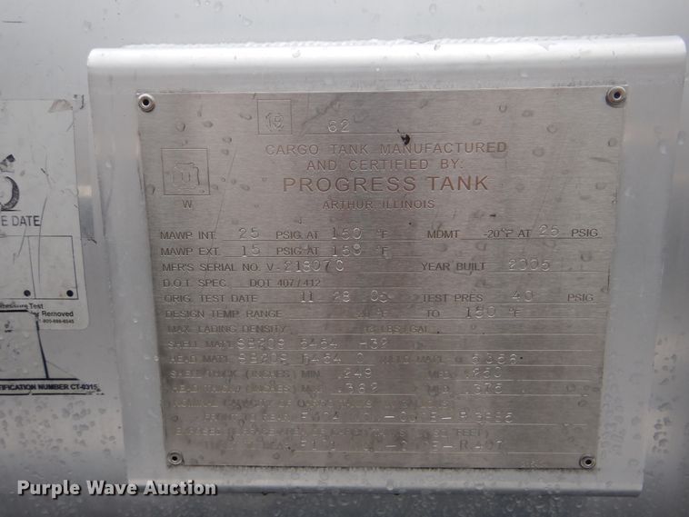 image for item GF9210 2006 Kenworth T800  tank truck