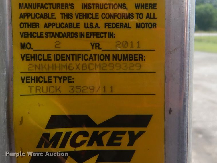 image for item GF9220 2012 Kenworth T370  truck cab and chassis