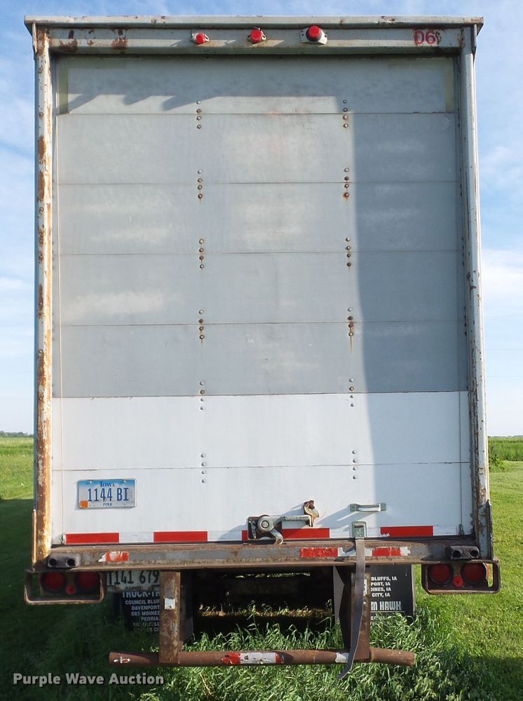 image for item GX9095 1989 Fruehauf FBX-F2-45 dry van trailer