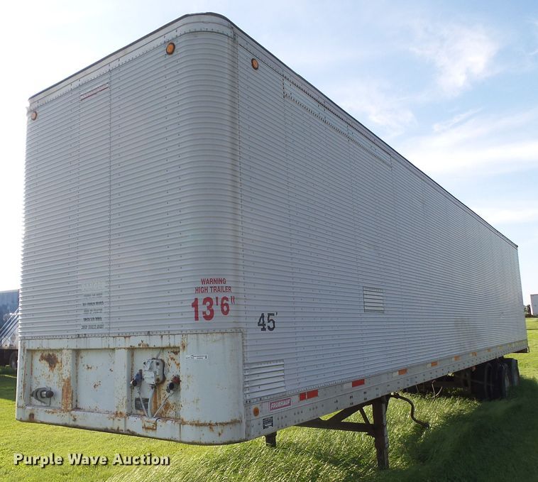 image for item GX9095 1989 Fruehauf FBX-F2-45 dry van trailer