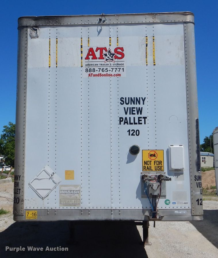 image for item HM9523 2002 Wabash dry van trailer