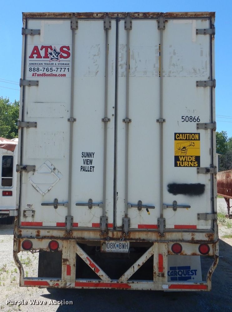 image for item HM9523 2002 Wabash dry van trailer