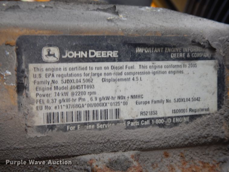 image for item DE5772 2005 John Deere 410G  backhoe