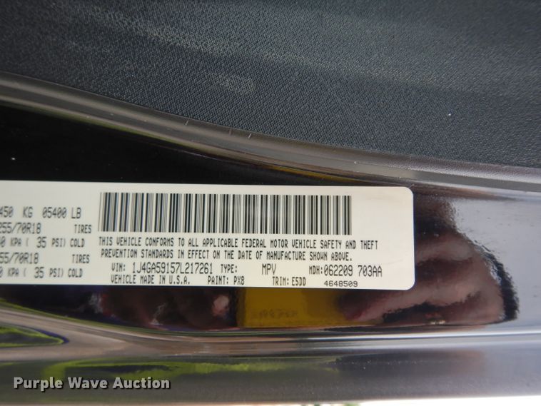 image for item DF4066 2007 Jeep Wrangler Sahara Rubicon Limited  SUV