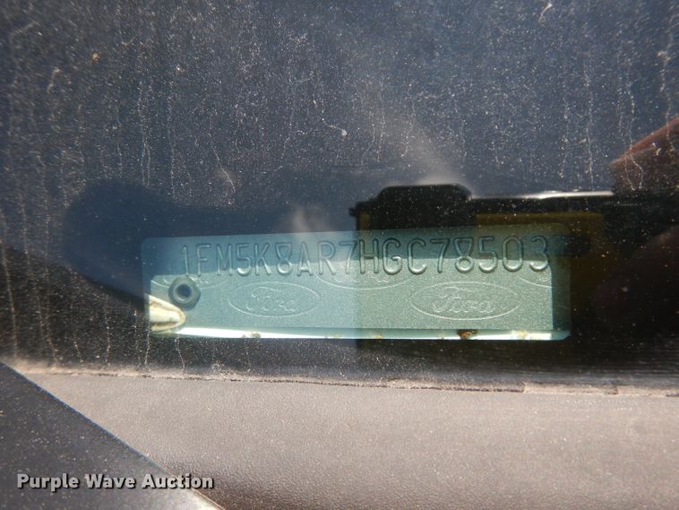 image for item DF4074 2017 Ford Explorer Police Interceptor  SUV