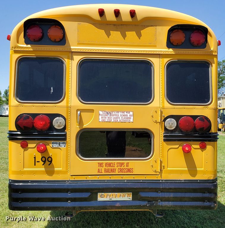 image for item DF8968 2000 Blue Bird TC2000  school bus