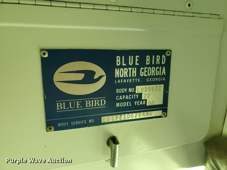 image for item DF8968 2000 Blue Bird TC2000  school bus