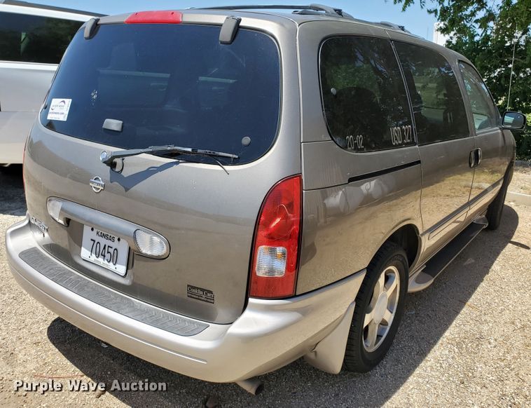 image for item DF8970 2002 Nissan Quest  van