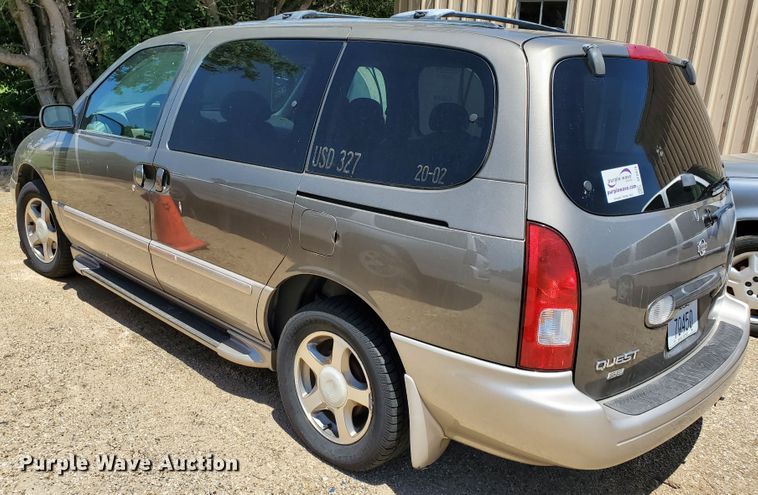 image for item DF8970 2002 Nissan Quest  van