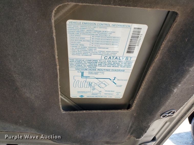 image for item DF8970 2002 Nissan Quest  van