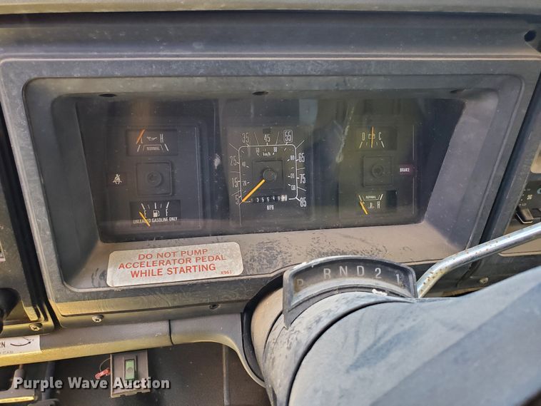 image for item DF8972 1989 Ford Econoline E350  box truck