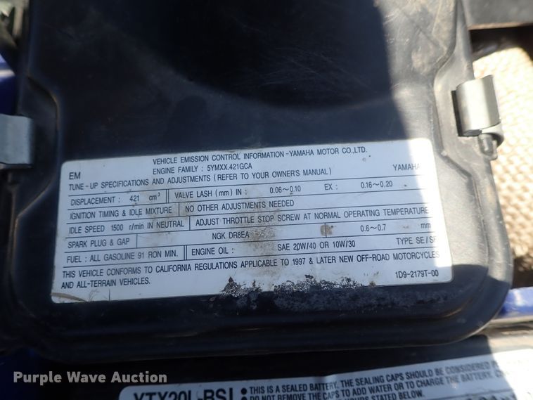 image for item DG2193 2005 Yamaha Kodiak 450  atv