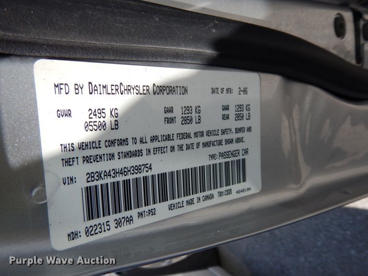 image for item DG6403 2006 Dodge Charger