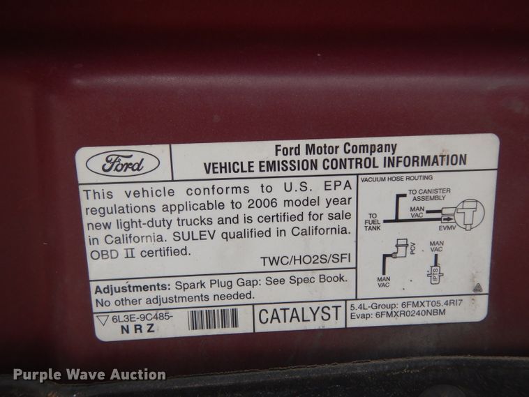 image for item DG6760 2006 Ford F150  SuperCab pickup truck