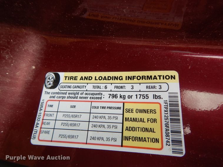 image for item DG6760 2006 Ford F150  SuperCab pickup truck