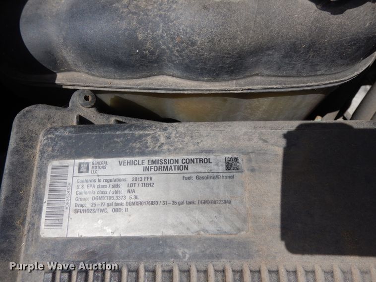 image for item DG6765 2013 Chevrolet Tahoe Police  SUV