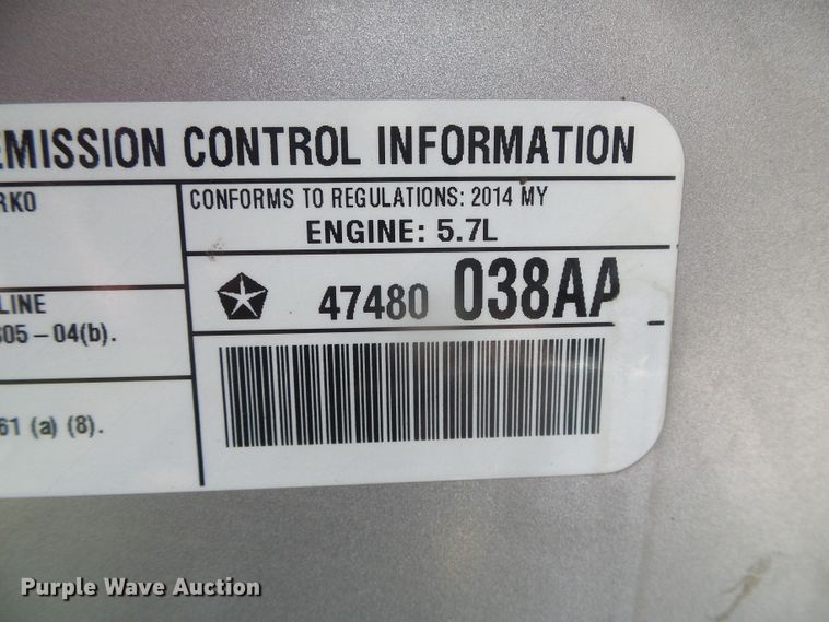 image for item DH4951 2014 Dodge Durango Police  SUV