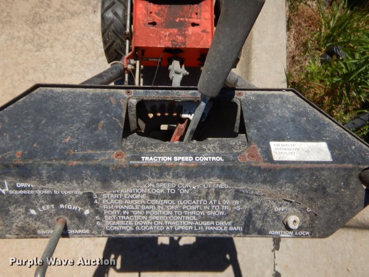 image for item DT9211 Gilson snow blower