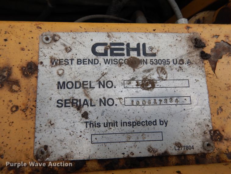 image for item GH9795 Gehl 1448  paver