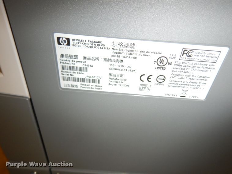 image for item GH9880 HP LaserJet 4700DN printer