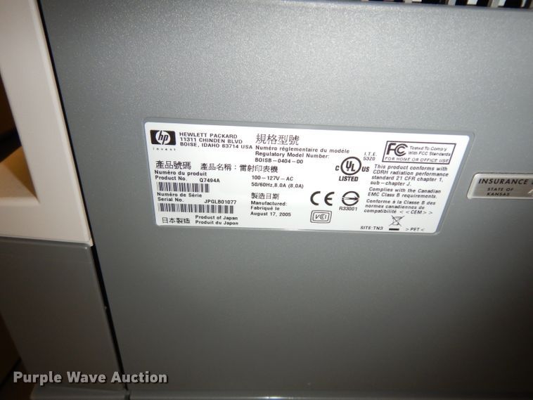 image for item GH9881 HP LaserJet 4700DN printer