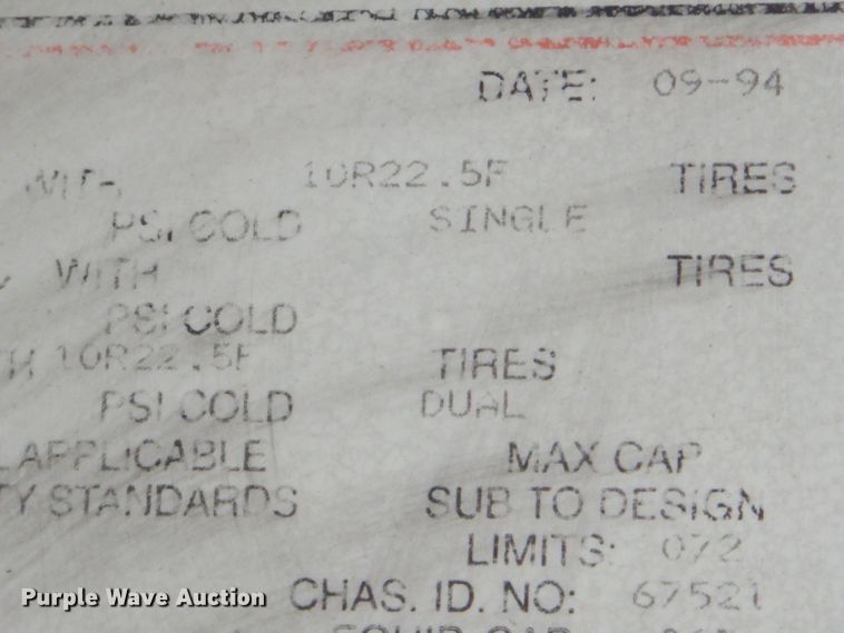 image for item GN9395 1995 International 3800  school bus