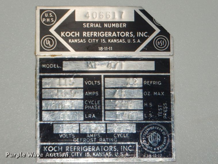 image for item GN9439 Koch KF-47 double freezer