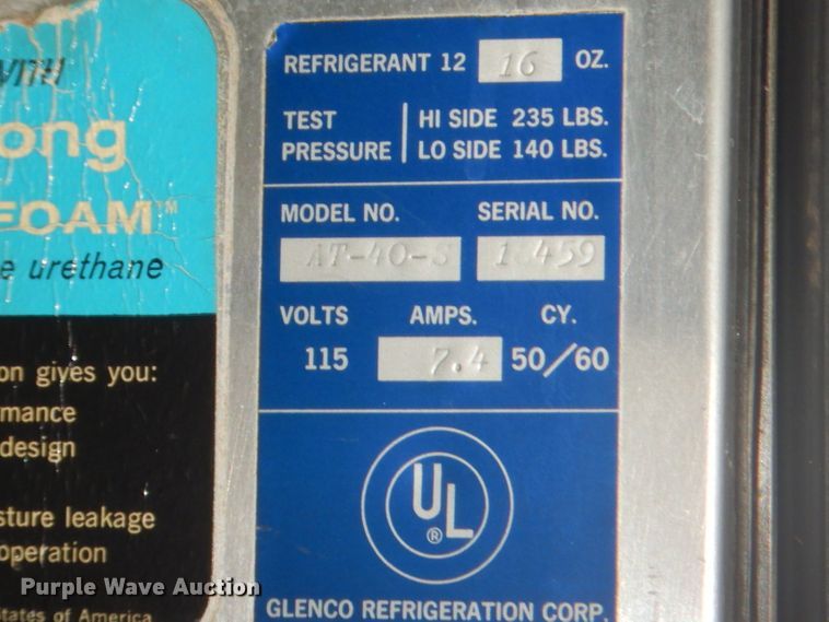 image for item GN9440 Glencoe AT-40-5 refrigerator