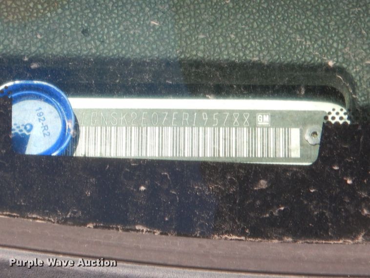 image for item GN9458 2014 Chevrolet Tahoe Police  SUV