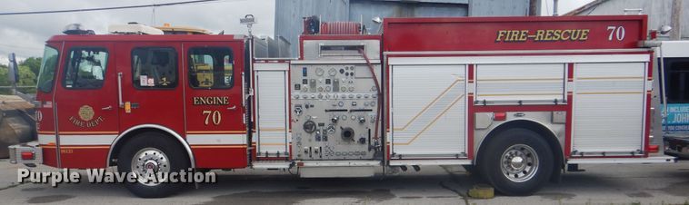 image for item GY9836 1998 Emergency One pumper fire truck