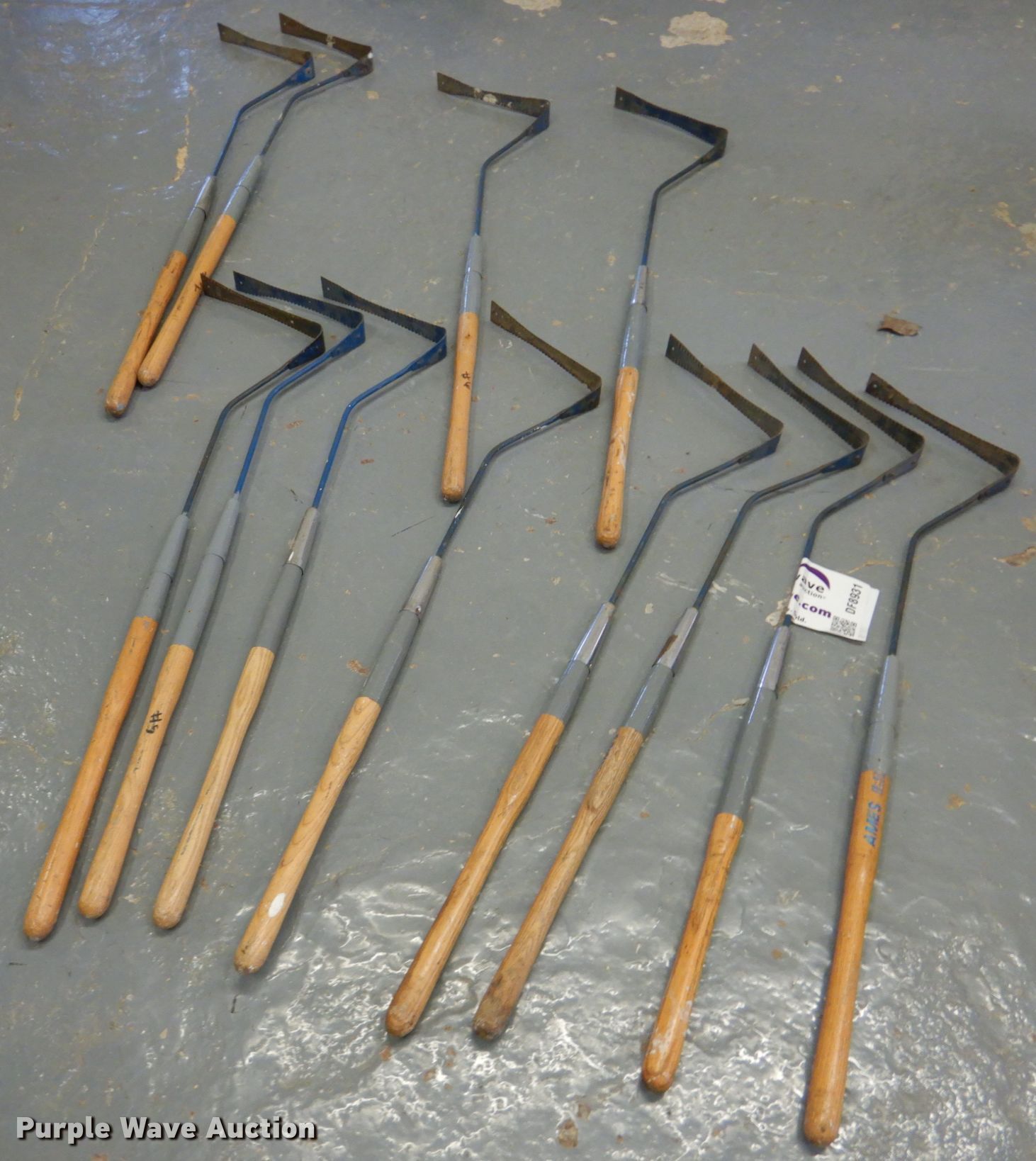 (12) AMES grass whips in Norton, KS Item DF8931 sold Purple Wave